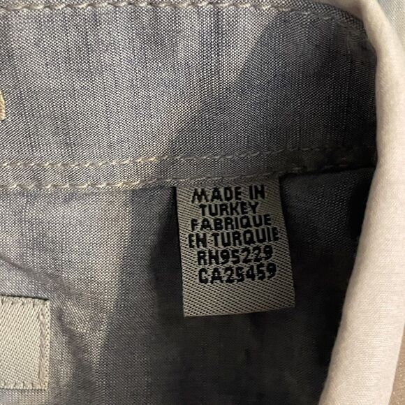 Ted Baker Shirt Colorblock Stripe Button Up Short Sleeve Men’s Sz 3 EUC - Picture 6 of 10